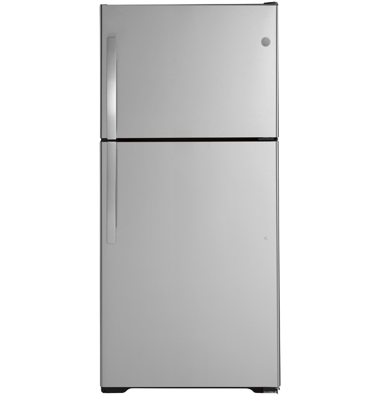 GE® GTE19JSNRSS ENERGY STAR® 19.2 Cu. Ft. Top-Freezer Refrigerator