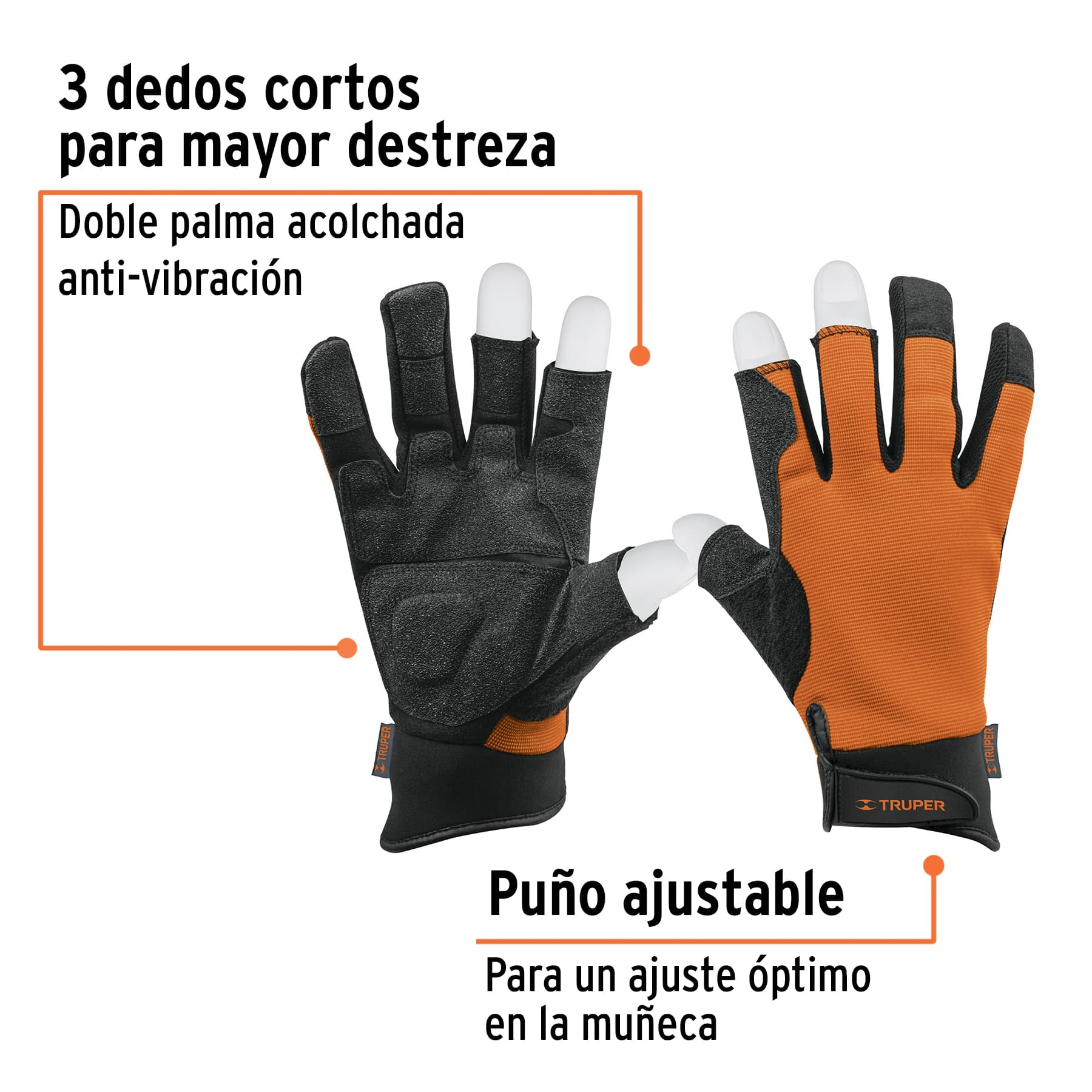 Guantes para mecánico, alta sensibilidad - GU-635 / 10847