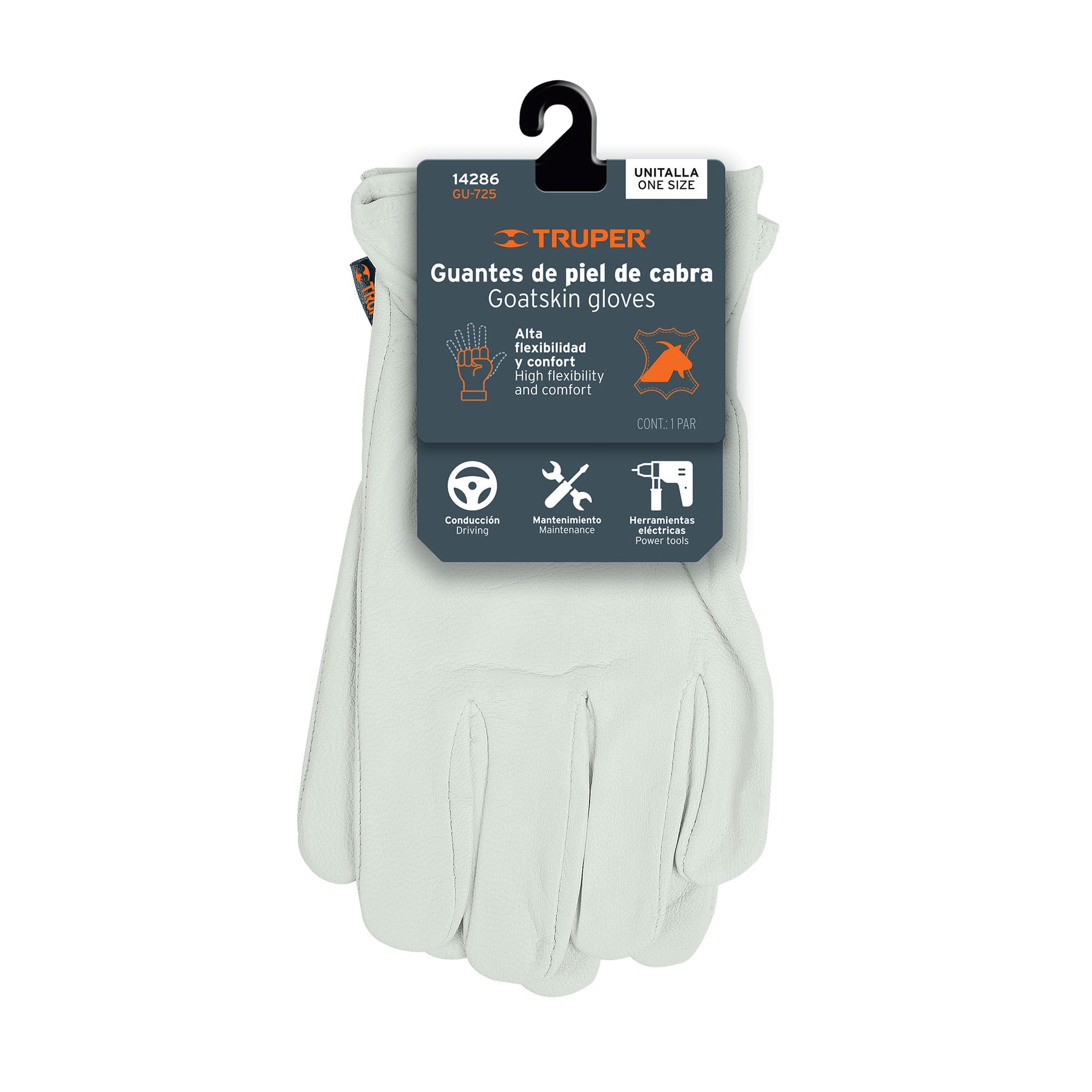 Guantes de piel de cabra, tipo operador - GU-725 / 14286