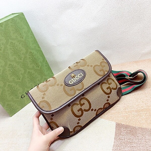 GG Neo Vintage Jumbo GG Canvas Belt Bag