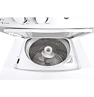 GE® GUD27ESSMWW Unitized Spacemaker® 3.8 cu. ft. Washer and 5.9 cu. ft. Electric Dryer