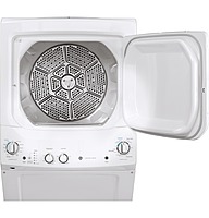 GE® GUD27ESSMWW Unitized Spacemaker® 3.8 cu. ft. Washer and 5.9 cu. ft. Electric Dryer