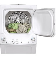 GE® GUD27ESSMWW Unitized Spacemaker® 3.8 cu. ft. Washer and 5.9 cu. ft. Electric Dryer