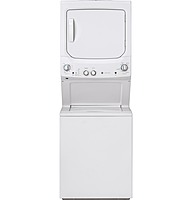 GE® GUD27ESSMWW Unitized Spacemaker® 3.8 cu. ft. Washer and 5.9 cu. ft. Electric Dryer