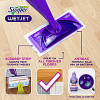 Swiffer WetJet Multi-Surface Floor Cleaner Spray Moping Pads Refill - Unscented 15 Count
