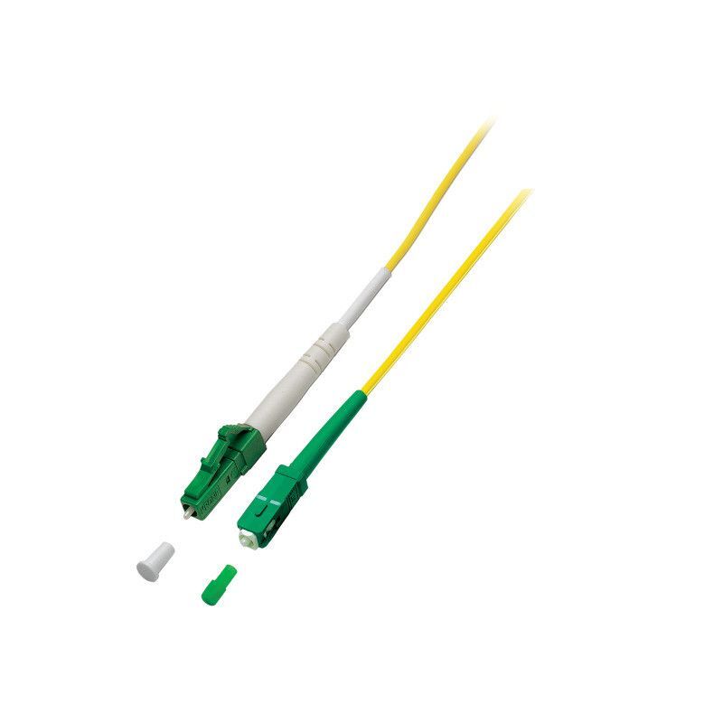 OS2 simplex fibre optic cable LC/APC-SC/APC 1m OS2 simplex fibre optic cable LC/APC-SC/APC 1m