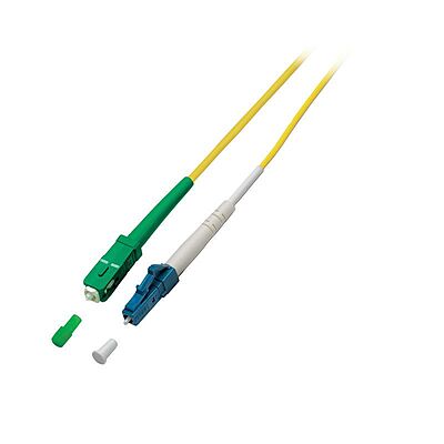 OS2 simplex fibre optic cable LC/APC-LC/APC 1m