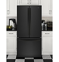 GE® GWE19J ENERGY STAR® 18.6 Cu. Ft. Counter-Depth French-Door Refrigerator