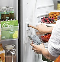 GE® GWE19J ENERGY STAR® 18.6 Cu. Ft. Counter-Depth French-Door Refrigerator GE® GWE19J ENERGY STAR® 18.6 Cu. Ft. Counter-Depth French-Door Refrigerator