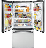 GE® GWE19J ENERGY STAR® 18.6 Cu. Ft. Counter-Depth French-Door Refrigerator GE® GWE19J ENERGY STAR® 18.6 Cu. Ft. Counter-Depth French-Door Refrigerator