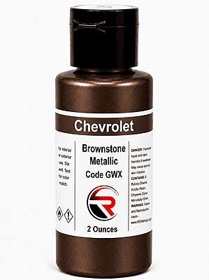 Chevrolet Brownstone Metallic Code GWX (CM1-GWX-02)