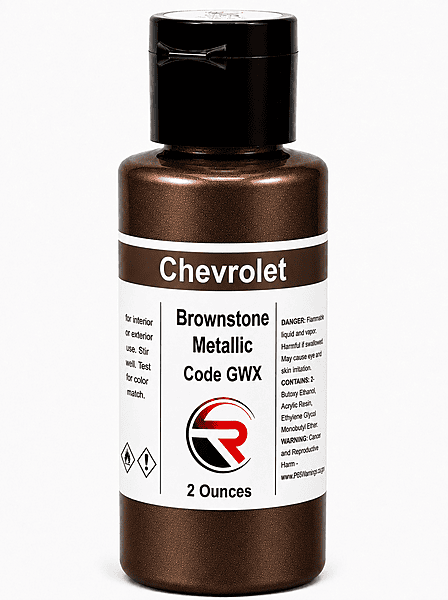 Chevrolet Brownstone Metallic Code GWX (CM1-GWX-02)