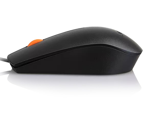 Lenovo 300 Wired USB Mouse - Black