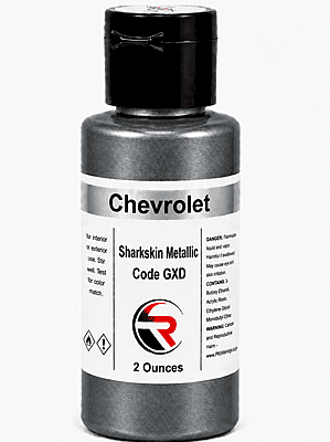 Chevrolet Sharkskin Gray Metallic Color Code GXD (CG1-GXD-02)