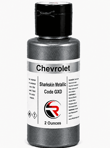 Chevrolet Sharkskin Gray Metallic Color Code GXD (CG1-GXD-02) Chevrolet Sharkskin Gray Metallic Color Code GXD (CG1-GXD-02)