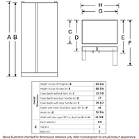 GE® GZS22DGJWW 21.9 Cu. Ft. Counter-Depth Side-By-Side Refrigerator GE® GZS22DGJWW 21.9 Cu. Ft. Counter-Depth Side-By-Side Refrigerator