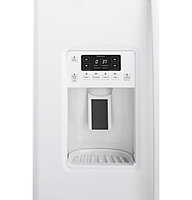 GE® GZS22DGJWW 21.9 Cu. Ft. Counter-Depth Side-By-Side Refrigerator GE® GZS22DGJWW 21.9 Cu. Ft. Counter-Depth Side-By-Side Refrigerator