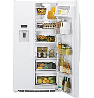 GE® GZS22DGJWW 21.9 Cu. Ft. Counter-Depth Side-By-Side Refrigerator GE® GZS22DGJWW 21.9 Cu. Ft. Counter-Depth Side-By-Side Refrigerator