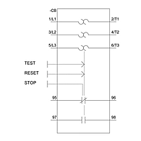 Therm. overload relay 20 - 25 A