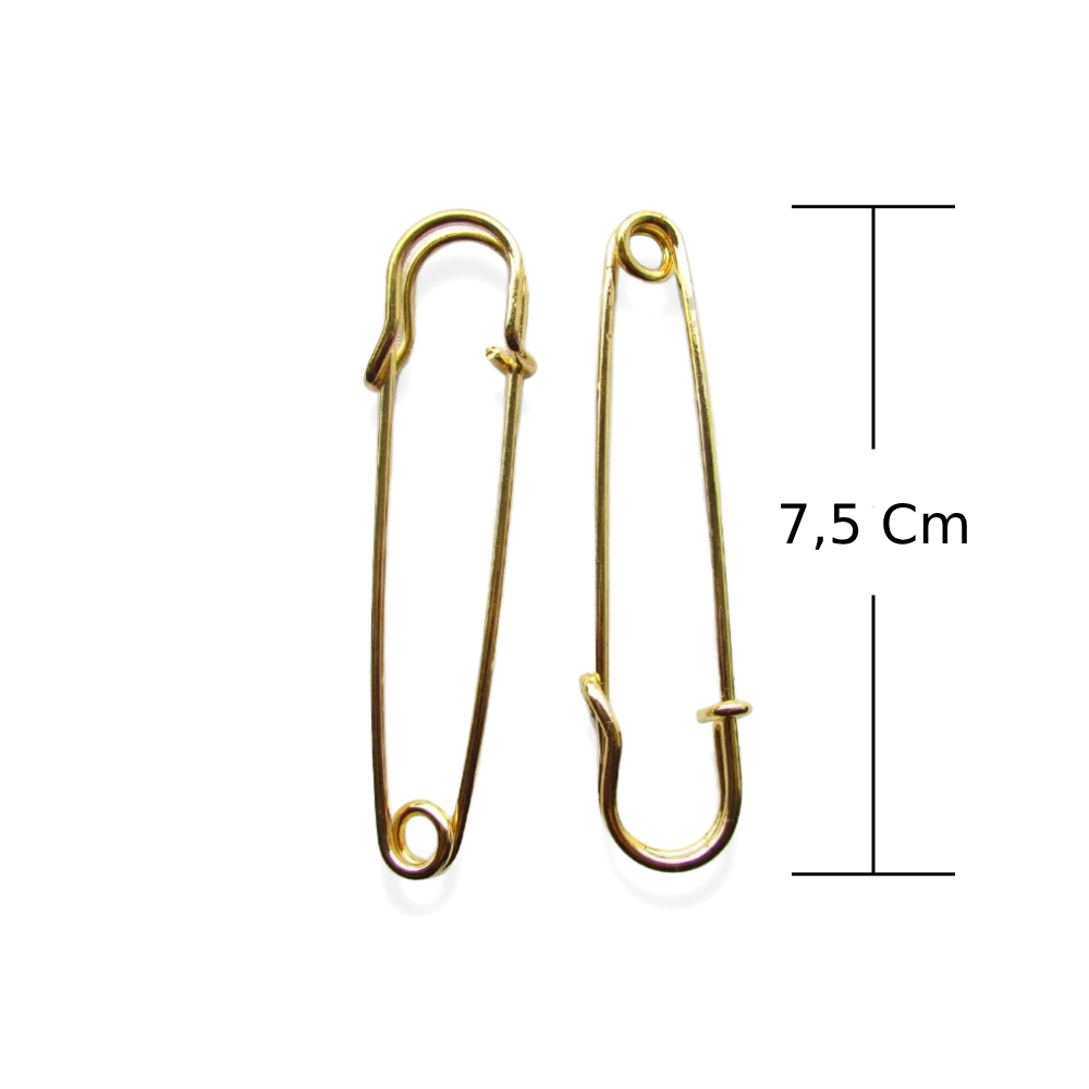 Gancho Para Falda 7.5Cm Dorado Paquete X 100 Unidades Gancho Para Falda 7.5Cm Dorado Paquete X 100 Unidades