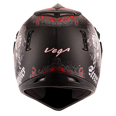 VEGA OFFROAD D/V GANGSTER DULL BLACK RED (M)