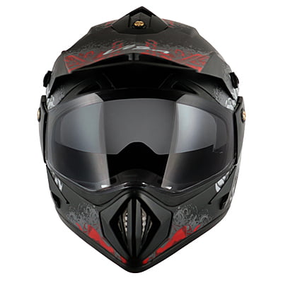 VEGA OFFROAD D/V GANGSTER DULL BLACK RED (L)