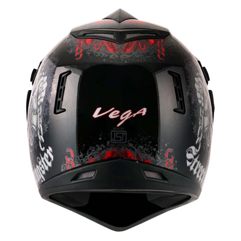 VEGA OFFROAD D/V GANGSTER BLACK RED (M)