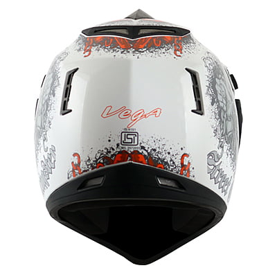 VEGA OFFROAD D/V GANGSTER WHITE ORANGE (L)