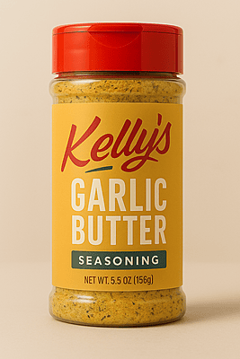 Kelly's Butter Garlic Seasoning, 8.4 oz.