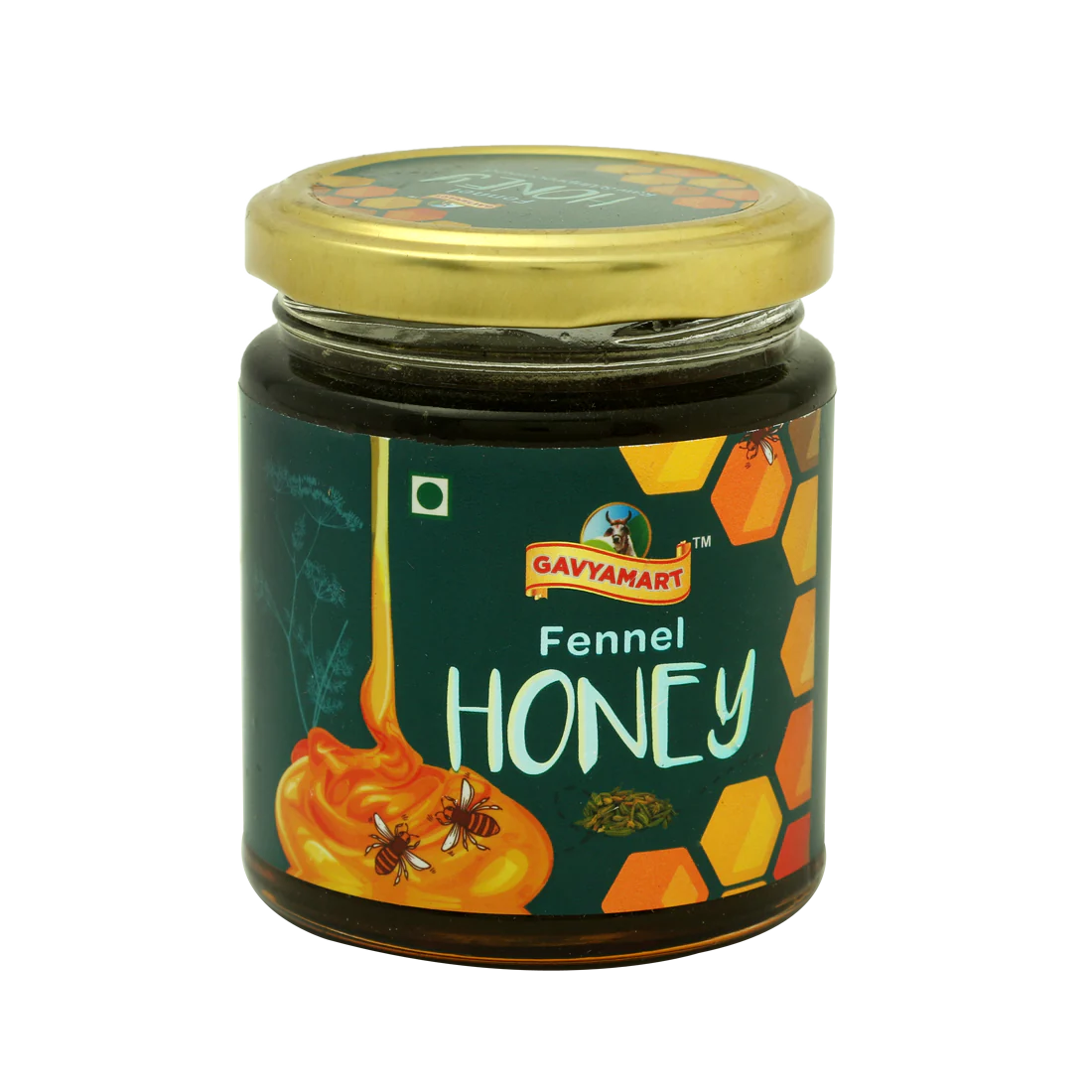 Gavyamart Fennel Honey Raw and Unprocessed