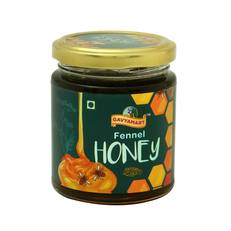 Gavyamart Fennel Honey Raw and Unprocessed