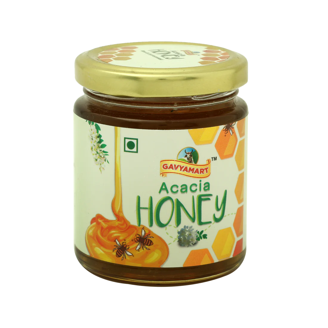 Gavyamart Acacia Honey Raw and Unprocessed