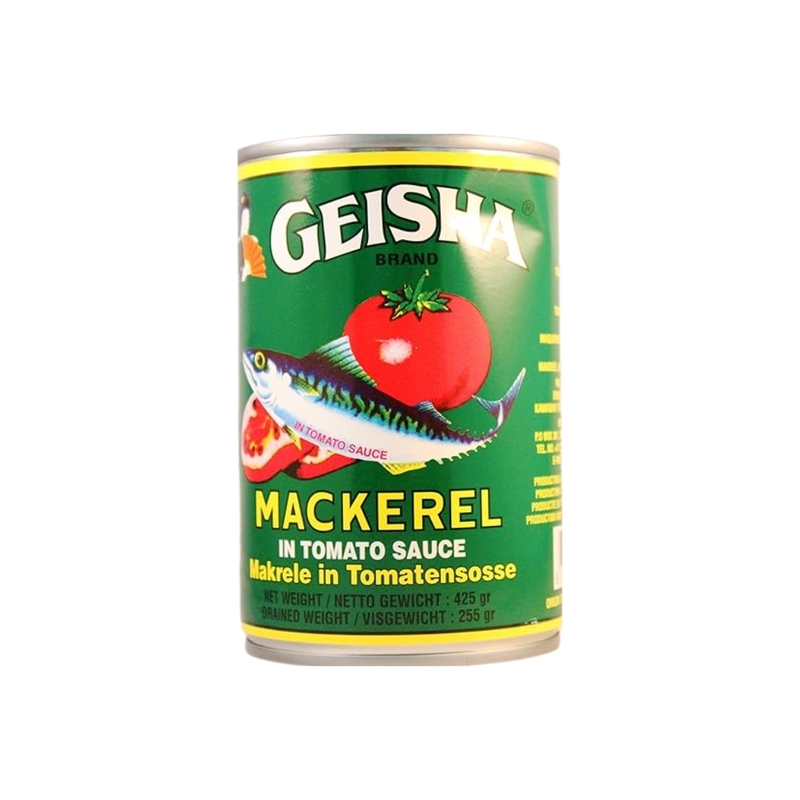 10257 Geisha Mackerel In Tomato (Green) 425g X 12