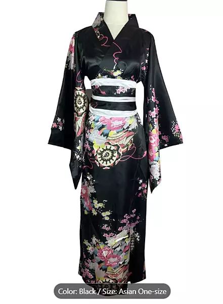 Geisha-Inspired Kimono