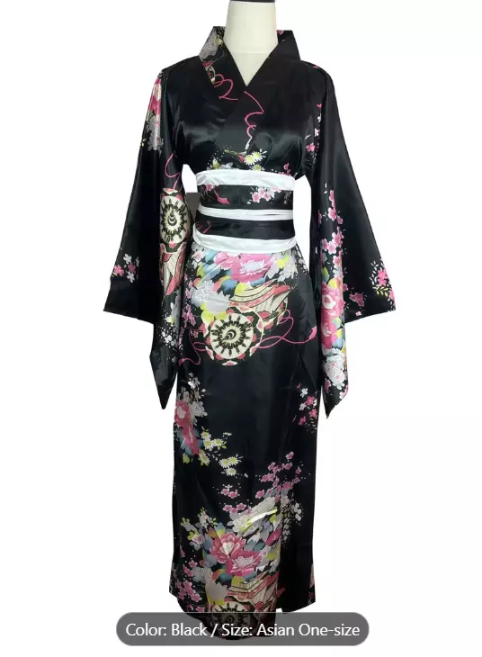 Geisha-Inspired Kimono