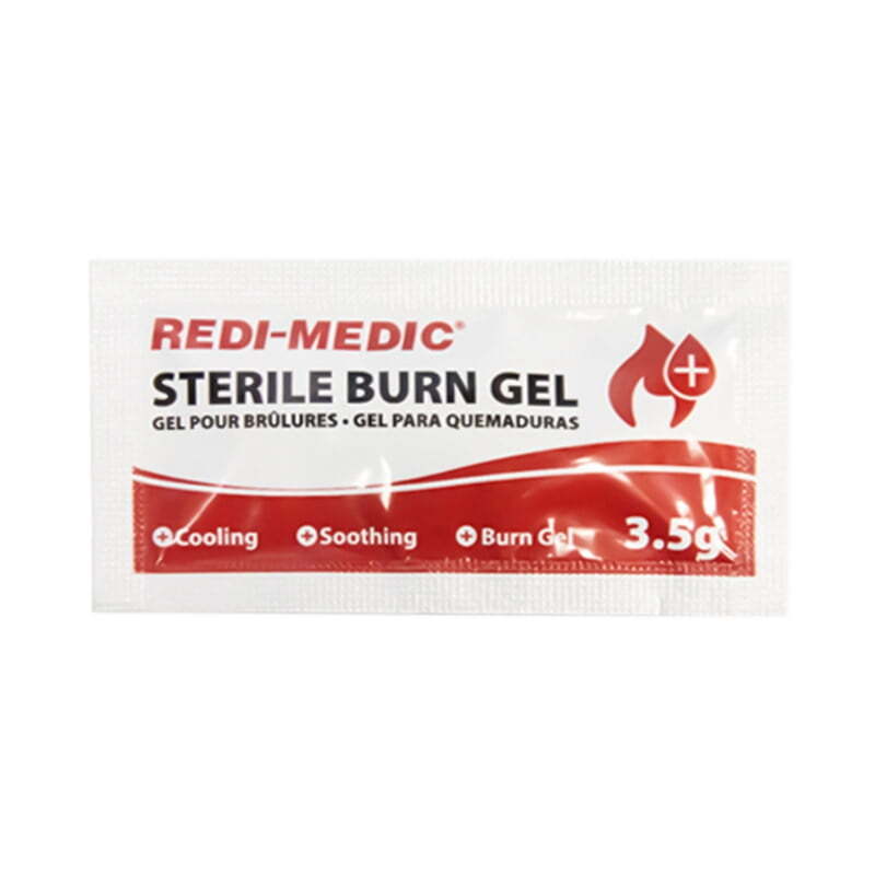 Gel pour brûlure en sachet individuel de 3.5g