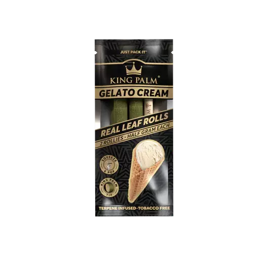 King Palm 2 Rollies 20ct - Gelato Cream