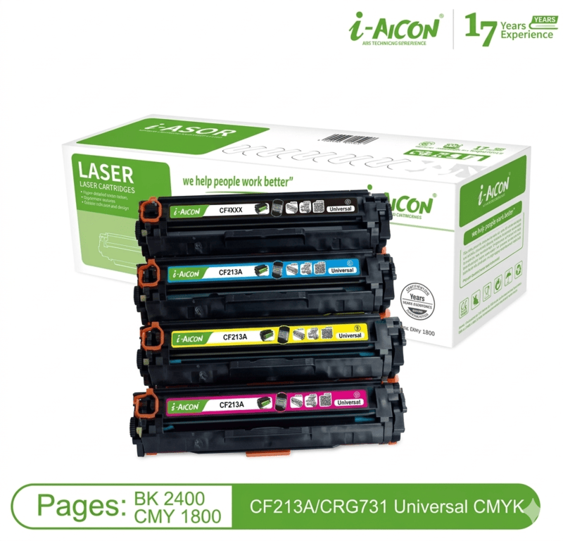 AICON YELLOW TONER C-CF212A (131A)