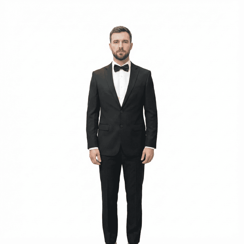 Men’s 2-Piece Official Suit – TR Fabric, 2-Button Style