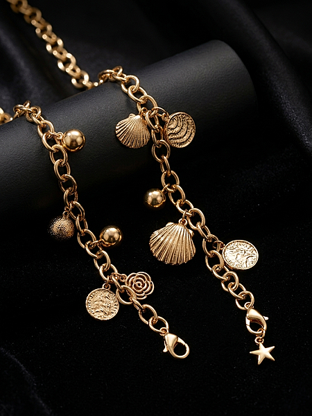 Golden Charm Bracelet