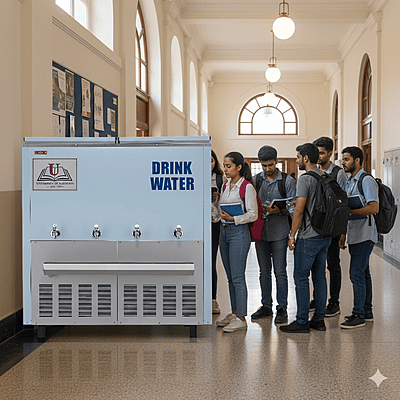 Usha Partial Steel Body Water Cooler SP150300NC with Normal & Cold Water Options Usha Partial Steel Body Water Cooler SP150300NC with Normal & Cold Water Options