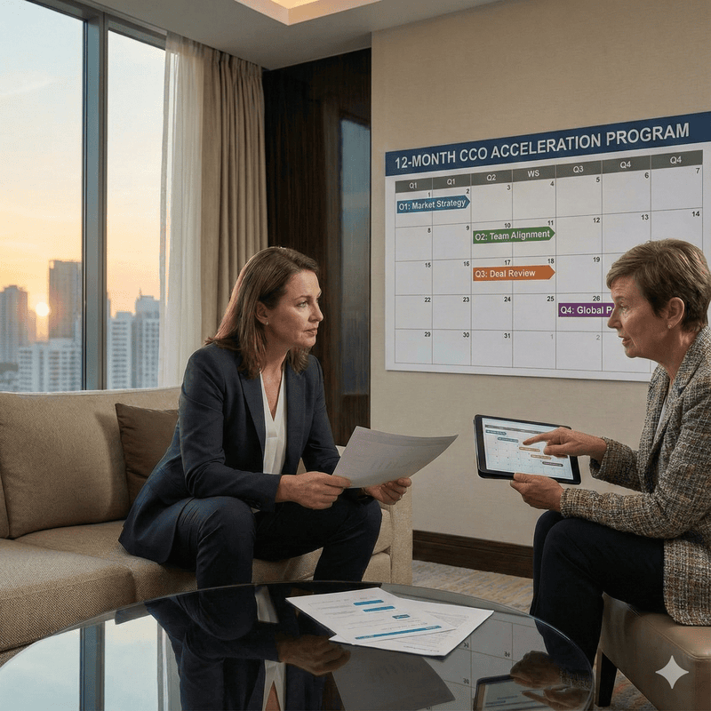 Acompañamiento ejecutivo Chief Commercial Officer 12 meses