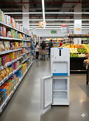 Suitable for Grocery Store: Blue Star Water Dispenser Bwd3fmrua with Cooling Cabinet