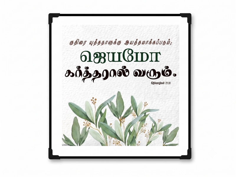 Tamil Verse Board 12x 12