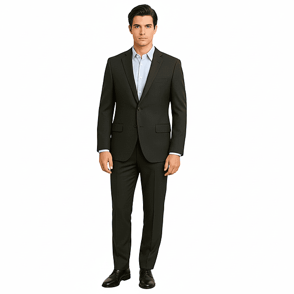 Men’s Tailored Fit Formal Suit – Poly Viscose, 2-Piece, 200 GSM