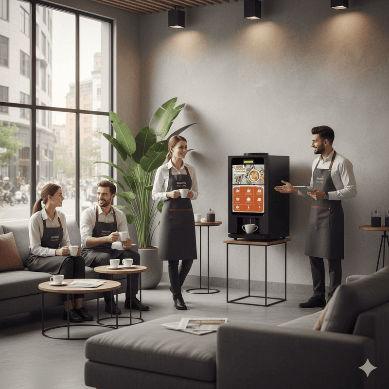 Atlantis Special Select Coffee Machine With 7 Options Hot Beverage