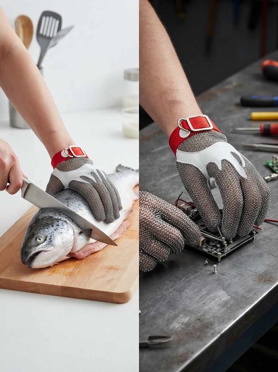 Stainless Steel Wrist Gloves SKYDDA