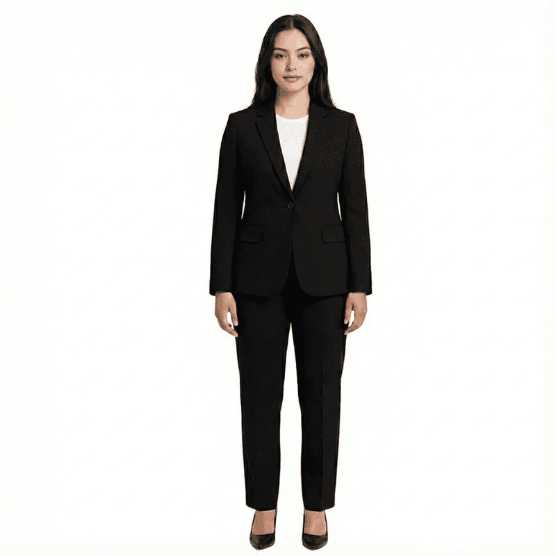 Women’s 2-Piece Office Suit – Gaberdine 180 GSM, Lightweight | Made in UAE