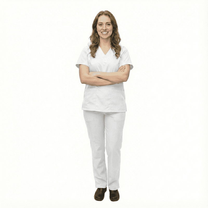 Women’s Stylish Medical Scrub Set – Poly-Viscose Lycra Blend