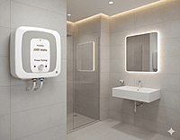 The powerful 2000 Watts heating element of the Padmini Electric Water Heater Pluto 25L. The powerful 2000 Watts heating element of the Padmini Electric Water Heater Pluto 25L.